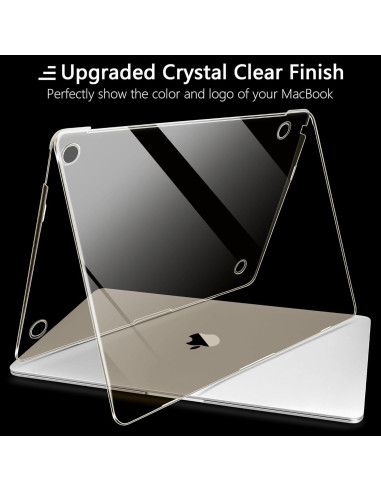 Funda Cristal MEEgoodo para MacBook Air 13.3" 2021-2018