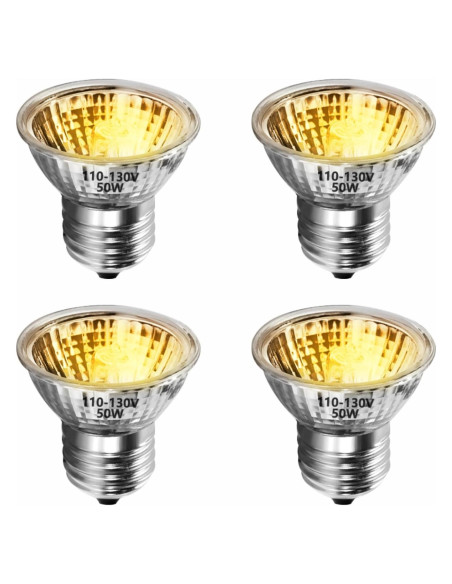 GOZILLA 4 PCS 50W Lámpara de Calor UVA UVB para Reptiles GOZILLA 4 PCS 50W Lámpara de Calor UVA UVB para Reptiles