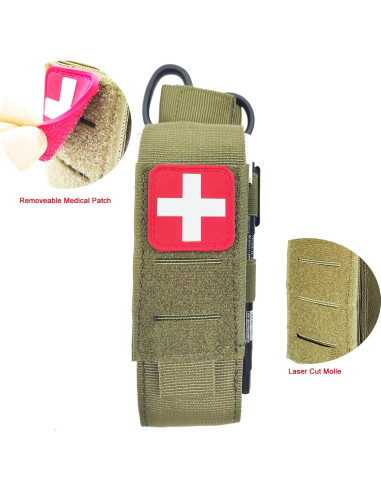 Soporte de Torniquete GZWER Molle con Shears y Bolígrafo