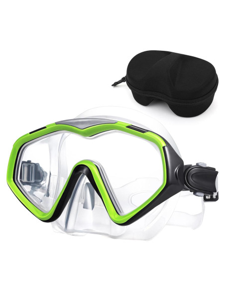 Máscara de Snorkel Body+ Verde Transparente Antivaho 180 Máscara de Snorkel Body+ Verde Transparente Antivaho 180
