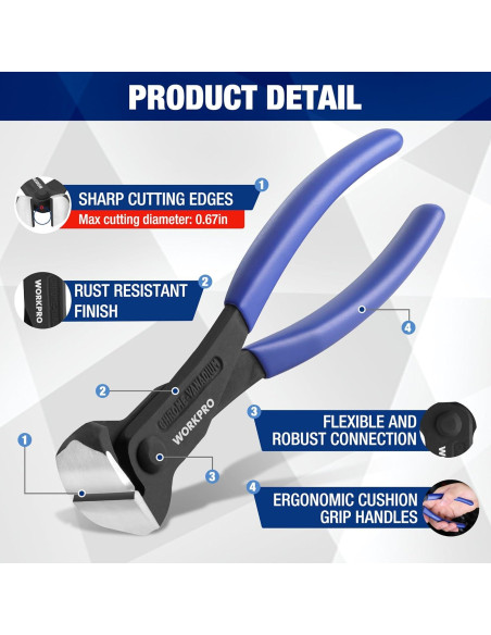 Cuchillo Utility Plegable WORKPRO EDC y Extractor de Clavos Cuchillo Utility Plegable WORKPRO EDC y Extractor de Clavos