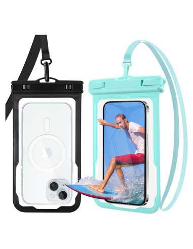 Paquete 2 Fundas Impermeables para Teléfono hasta 18 cm