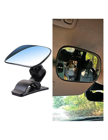 Espejo Retrovisor Interior para Bebés GLSOWEE Ajustable 9x5.66cm