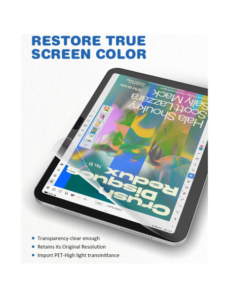 Protector de Pantalla Papel XIRON para iPad 10.9" 2 Pzas Protector de Pantalla Papel XIRON para iPad 10.9" 2 Pzas