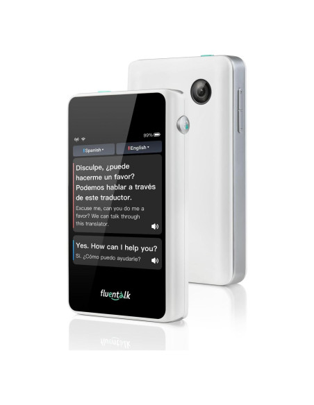 Traductor Mini Timekettle Fluentalk T1 40 Idiomas Blanco Traductor Mini Timekettle Fluentalk T1 40 Idiomas Blanco