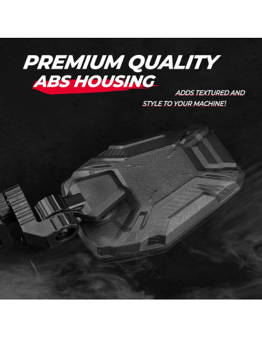 Espejos Laterales UTV KEMIMOTO Pro-Fit Ajustables 17x12 cm