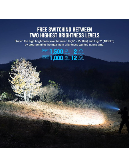 Linterna Táctica OLIGHT PL-3R 1500 Lúmenes Recargable Linterna Táctica OLIGHT PL-3R 1500 Lúmenes Recargable