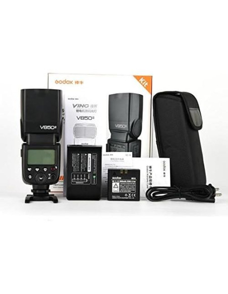 Flash Godox V850II GN60 2.4G Sincronización Alta Velocidad Flash Godox V850II GN60 2.4G Sincronización Alta Velocidad