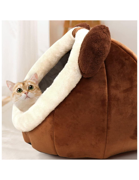 Cama para Gatos Lcybem Cueva Acolchada Desmontable 40x41cm Cama para Gatos Lcybem Cueva Acolchada Desmontable 40x41cm