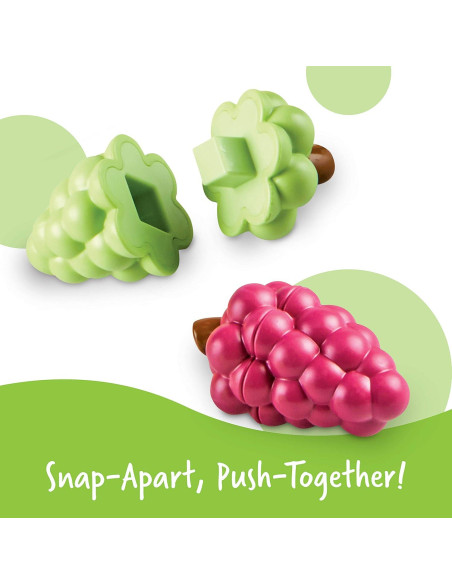 Juguete de Motricidad Fina Frutas Snap-n-Learn Recursos de Aprendizaje Juguete de Motricidad Fina Frutas Snap-n-Learn Recursos de Aprendizaje