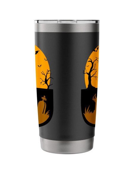 Taza de Acero Inoxidable Aislada Halloween 20 oz Negra Taza de Acero Inoxidable Aislada Halloween 20 oz Negra