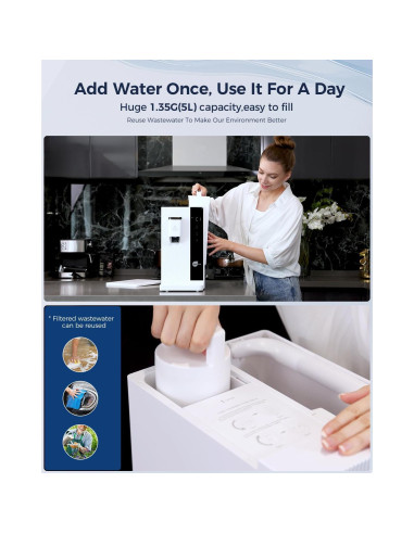 Filtro de Agua por Ósmosis Inversa WaterFirst Dr.water 5 Etapas