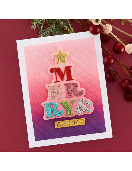 Carpeta de Embossing Rayas de Caramelo Spellbinders 14x22 cm Carpeta de Embossing Rayas de Caramelo Spellbinders 14x22 cm