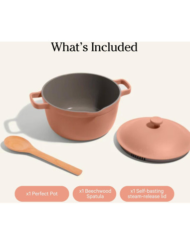 Olla Perfecta Nuestra Opción 5.5 Qt Cerámica Antiadherente