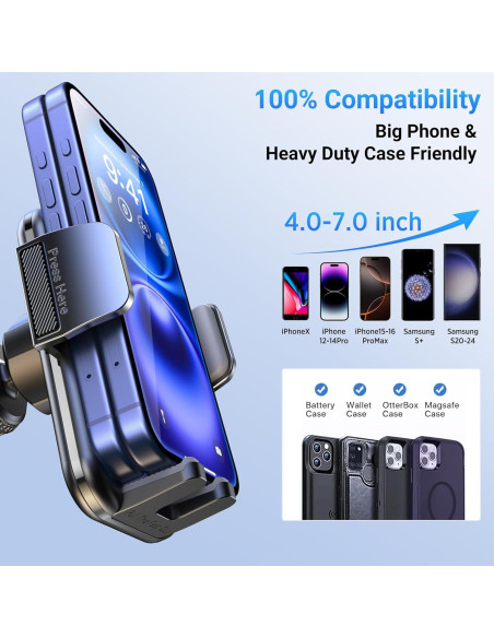 Soporte para Teléfono de Coche ACMEZING Z12 Ajustable 360 Soporte para Teléfono de Coche ACMEZING Z12 Ajustable 360