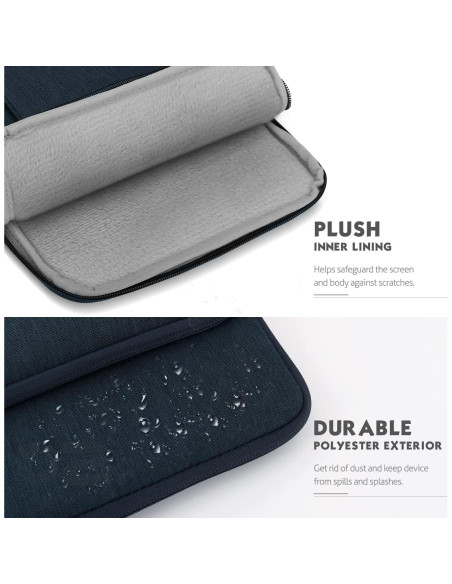 MoKo Funda para Tabletas 9-11" Indigo con Bolsillos MoKo Funda para Tabletas 9-11" Indigo con Bolsillos