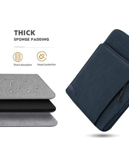 MoKo Funda para Tabletas 9-11" Indigo con Bolsillos MoKo Funda para Tabletas 9-11" Indigo con Bolsillos