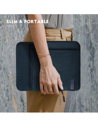 MoKo Funda para Tabletas 9-11" Indigo con Bolsillos