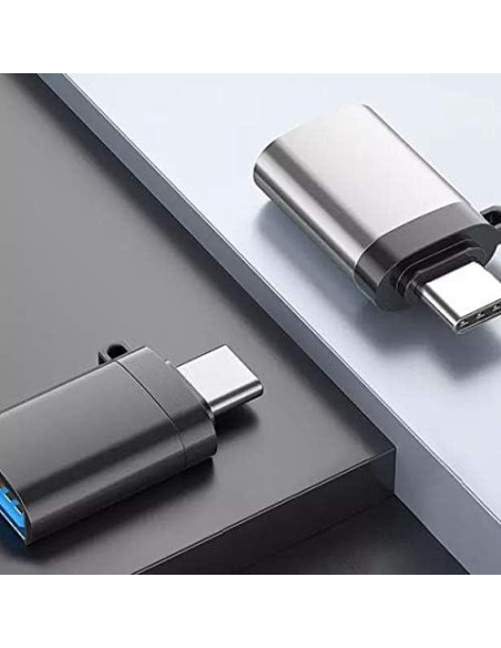 Cable BoxWave USB-C a A PortChanger 2-Pack - Negro Cable BoxWave USB-C a A PortChanger 2-Pack - Negro