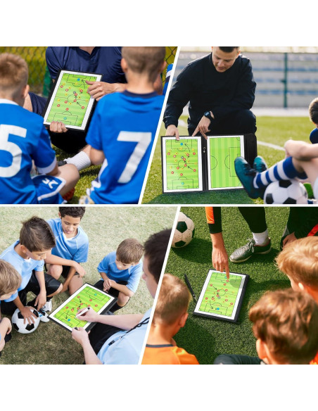 Tablero de Entrenamiento de Fútbol Keweis Magnético 31.7x23.5cm Tablero de Entrenamiento de Fútbol Keweis Magnético 31.7x23.5cm