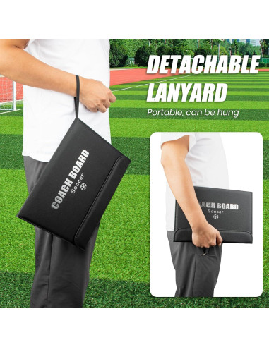Tablero de Entrenamiento de Fútbol Keweis Magnético 31.7x23.5cm