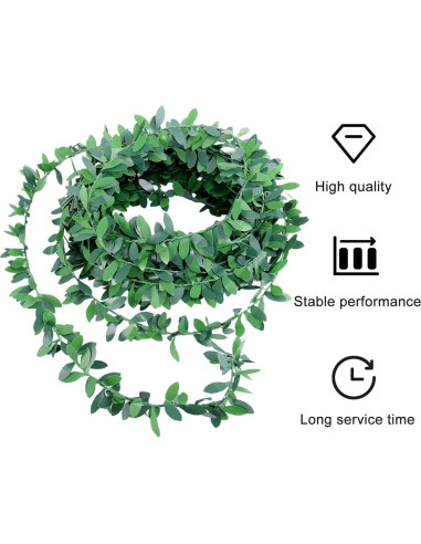 Guirnalda de Hiedra Artificial Sewroro 7.5m Verde Decorativa