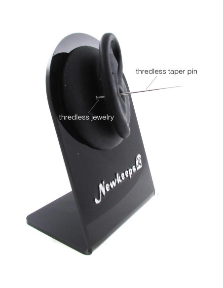 Conjunto de Tapers de Titanio G23 14g y 16g Sin Rosca Conjunto de Tapers de Titanio G23 14g y 16g Sin Rosca