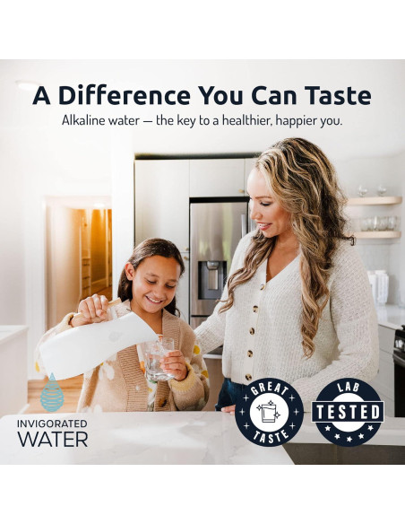 Jarra filtrante de agua alcalina Invigorated Water 1.9L Jarra filtrante de agua alcalina Invigorated Water 1.9L