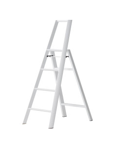 Escalera de Paso Hasegawa 4 Escalones Blanca 6.65 kg