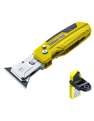 Cuchillo Utility Plegable YOIbuy PRO con Raspador y 2 Cuchillas