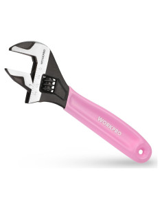 Llave Inglesa Ajustable WORKPRO 15,24 cm Rosa Acero Cr-V