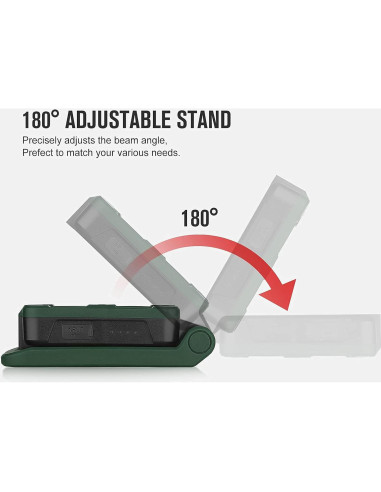 Luz de Trabajo OLIGHT Swivel 400 Lúmenes Recargable Verde