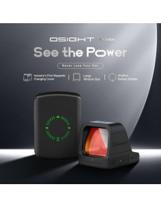 OLIGHT Osight Punto Rojo Recargable con Cubierta Carga 2
