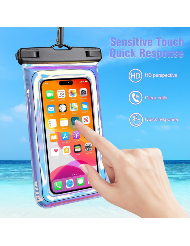Funda Impermeable Flotante PEDVSTY para Teléfono hasta 7"