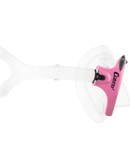Máscara de Buceo Cressi Lince Claro/Rosa para Adultos Máscara de Buceo Cressi Lince Claro/Rosa para Adultos