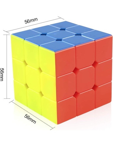 Cubo Mágico D-FantiX Cyclone Boys 3x3 Sin Etiquetas 5.08cm