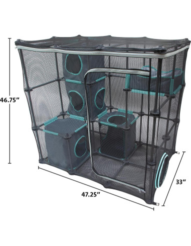 Kit Mega Exterior para Gatos Kitty City 83x119 cm