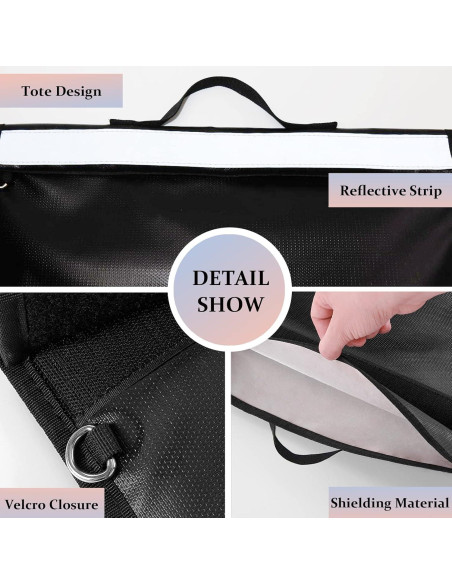 Bolsa Faraday Quctak 40x48cm Impermeable y Antirrobo Bolsa Faraday Quctak 40x48cm Impermeable y Antirrobo