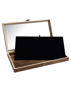 Caja de Exhibición de Joyería MOOCA de Madera con Vidrio 38x21cm