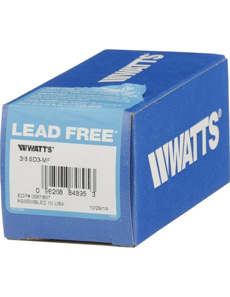 Válvula de Retención Doble Watts SD-3 3/8" Acero Inoxidable Válvula de Retención Doble Watts SD-3 3/8" Acero Inoxidable