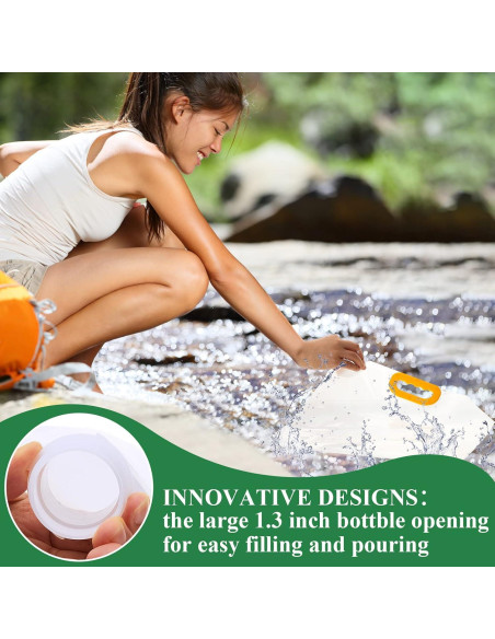 Bolsa de Agua Colapsable Jingmore 5L 72 Unidades Camping Bolsa de Agua Colapsable Jingmore 5L 72 Unidades Camping