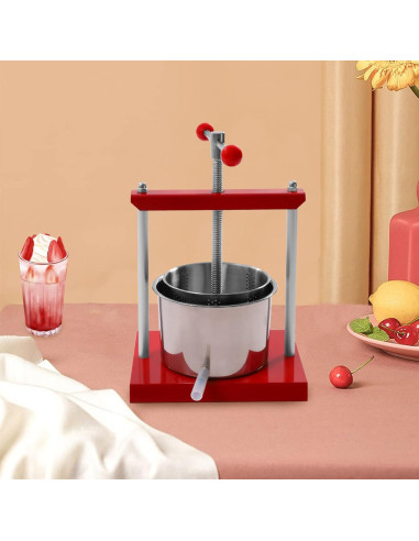 Prensa Manual de Frutas ZAWAYINE Acero Inoxidable 6L