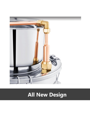 Kit Destilador Alcohol DESENNIE Shine Still 30L Acero Inoxidable