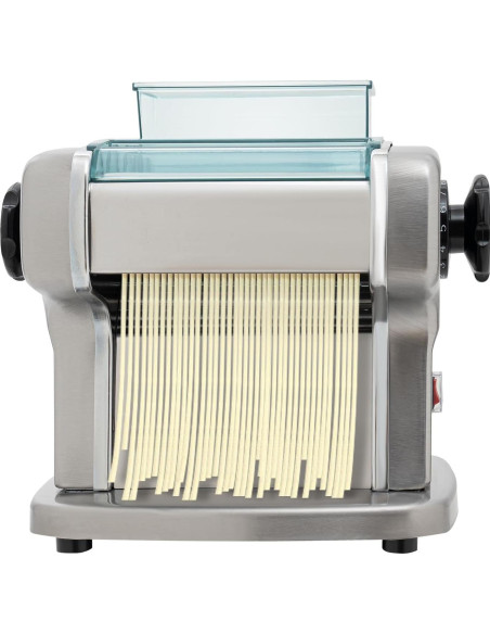 Máquina de Pasta YSHUSTGY Eléctrica 9 Grosor Acero Inoxidable Máquina de Pasta YSHUSTGY Eléctrica 9 Grosor Acero Inoxidable