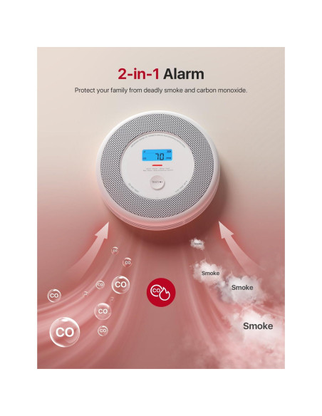 Detector de Humo y Monóxido X-Sense XP0A-iR Wi-Fi 1-Pack Detector de Humo y Monóxido X-Sense XP0A-iR Wi-Fi 1-Pack