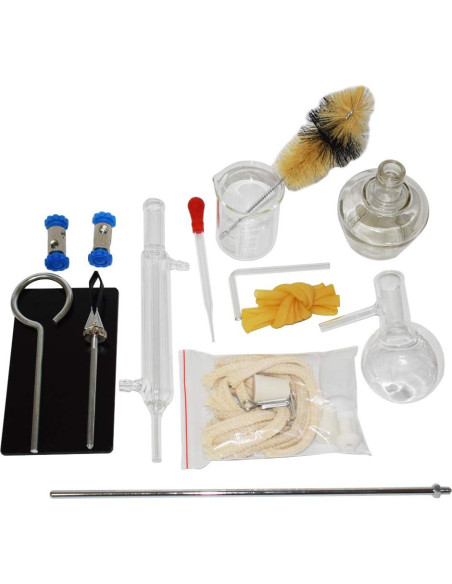 Destilador Casero 10 Piezas 100 ML Cristal de Laboratorio Destilador Casero 10 Piezas 100 ML Cristal de Laboratorio
