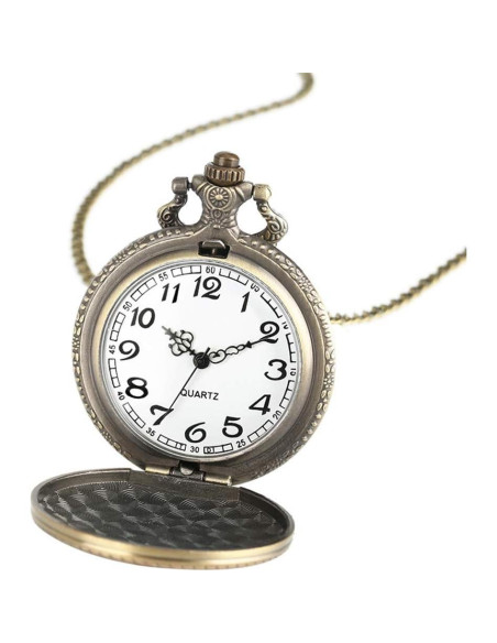 Reloj de bolsillo KDJSTORE Iron Man 4.5cm analógico con cadena Reloj de bolsillo KDJSTORE Iron Man 4.5cm analógico con cadena