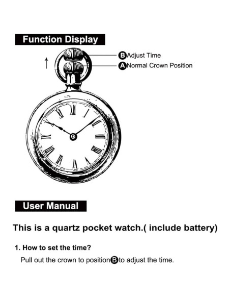 Reloj de bolsillo KDJSTORE Iron Man 4.5cm analógico con cadena Reloj de bolsillo KDJSTORE Iron Man 4.5cm analógico con cadena