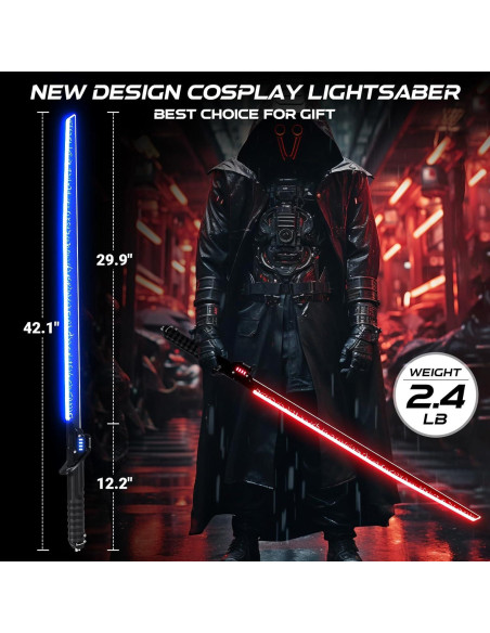 Sable de Luz Darksaber PKSTVB 39 Sonidos 12 Colores Sable de Luz Darksaber PKSTVB 39 Sonidos 12 Colores