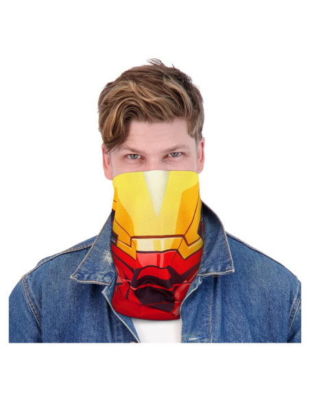 Bufanda Gaiter Cuello Marvel Iron Man Unisex Rojo Bufanda Gaiter Cuello Marvel Iron Man Unisex Rojo